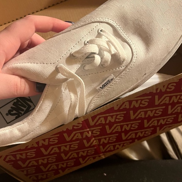 Vans checkerboard low rise big kid size 7 - Picture 4 of 5